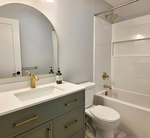 Bathroom renovation painting